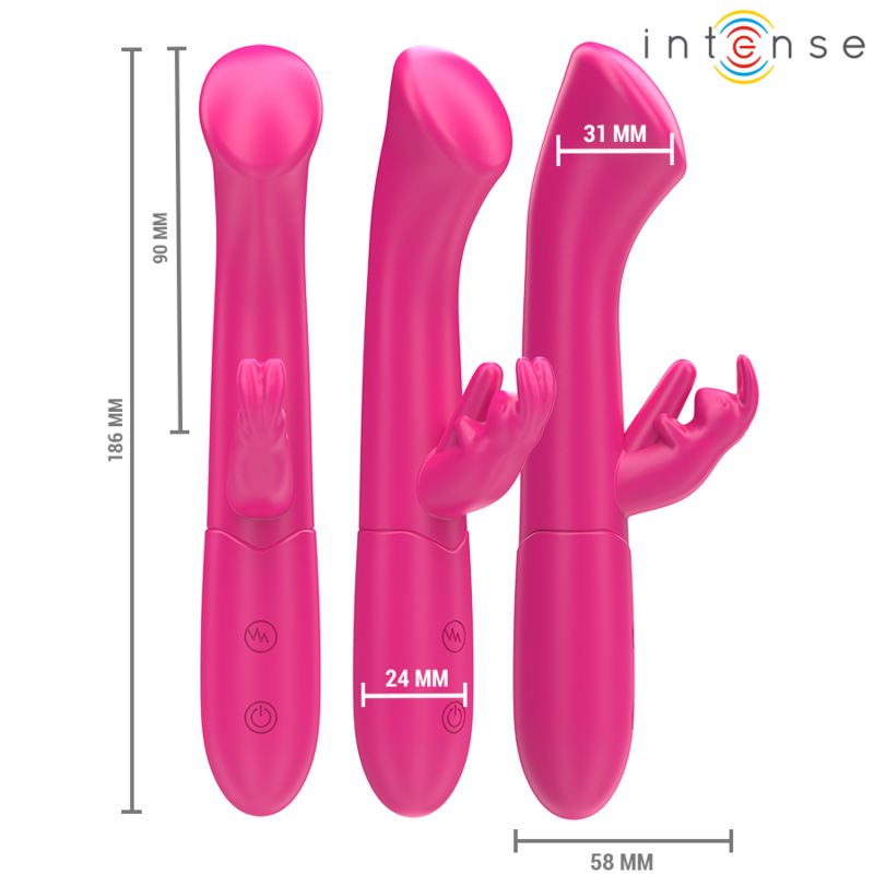 Vibratore Rabbit Intense Julieta — 10 Vibrazioni, 18,6 cm