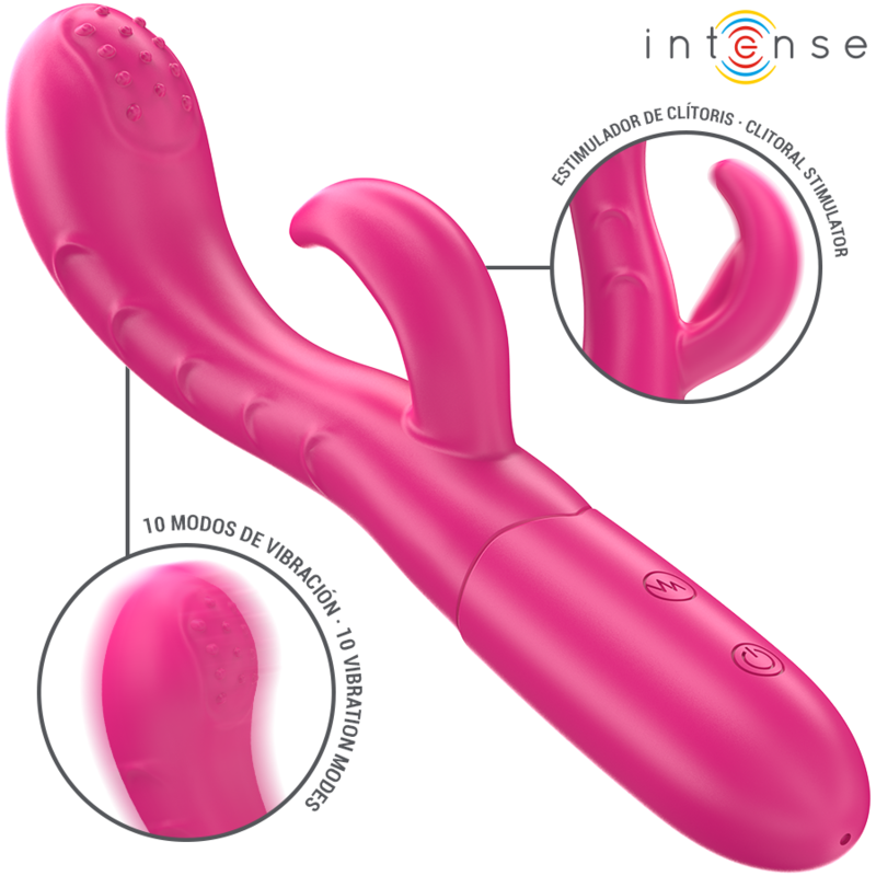 Succhia Clitoride con Lingua Intense Amara — 10 Modalità, Rosa