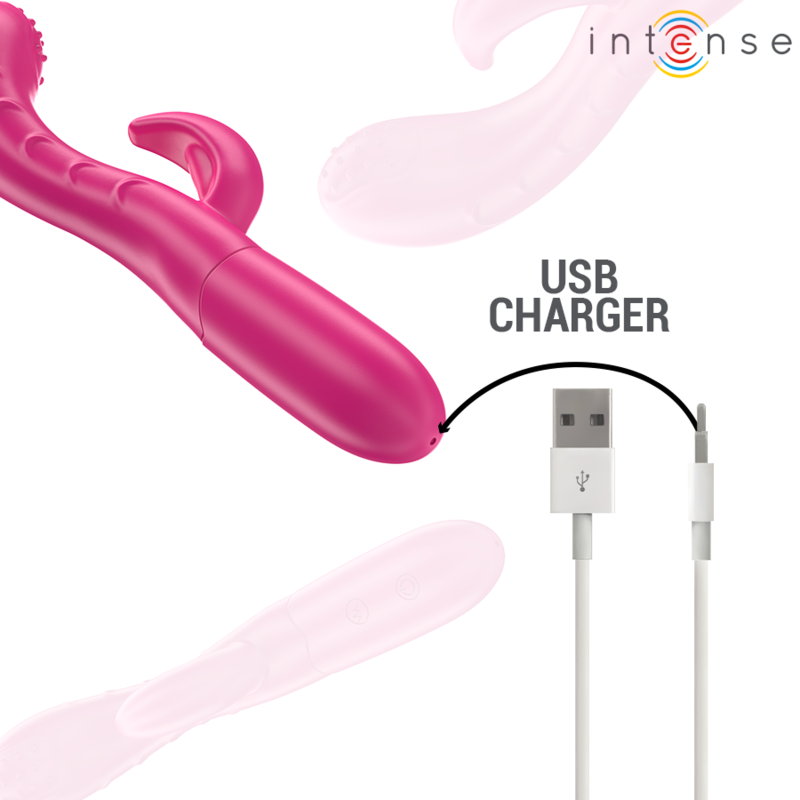 Succhia Clitoride con Lingua Intense Amara — 10 Modalità, Rosa