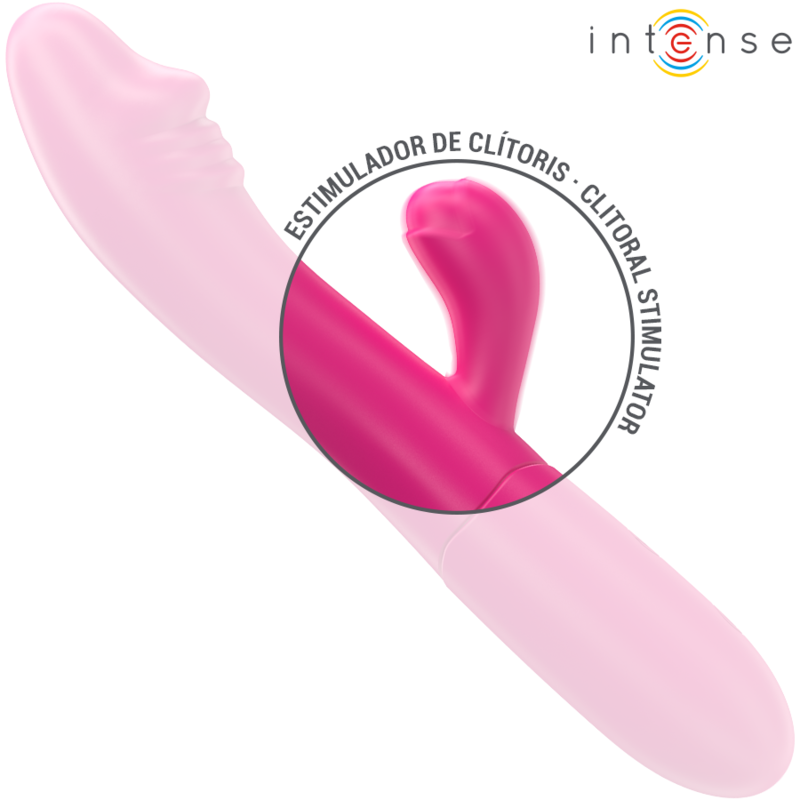 Vibratore con Stimolatore Lingua Intense Ivy — 10 Modalità, Rosa