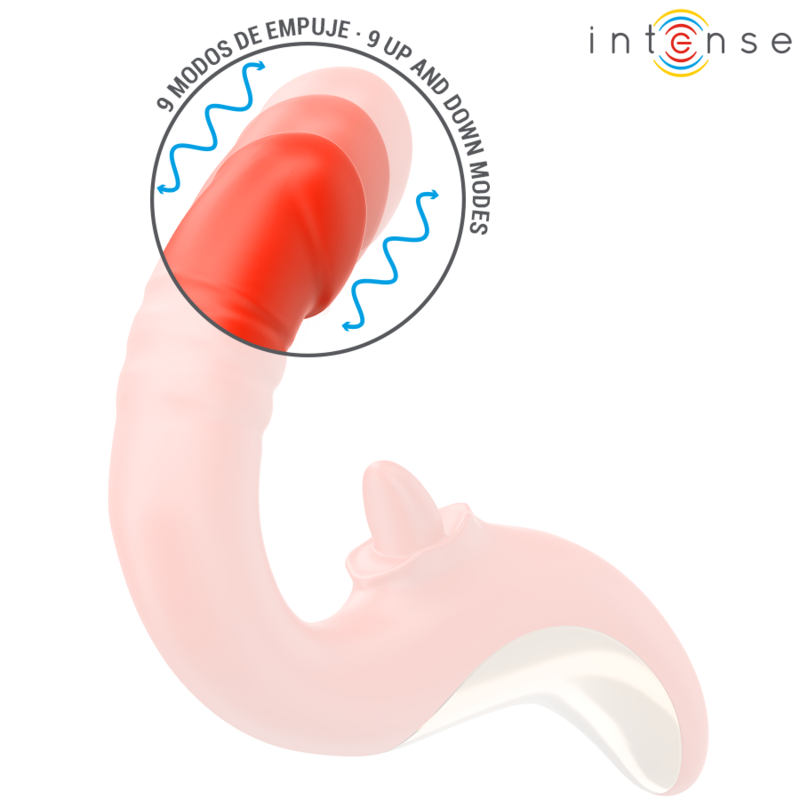 Vibratore Rabbit Doppia Stimolazione Intense Paulina — Rosso