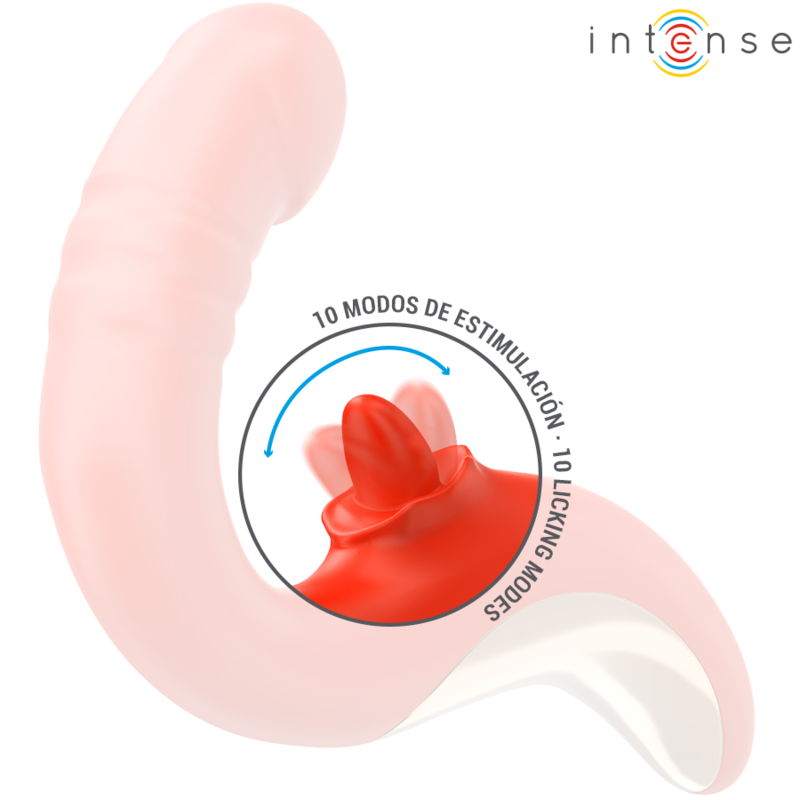 Vibratore Rabbit Doppia Stimolazione Intense Paulina — Rosso