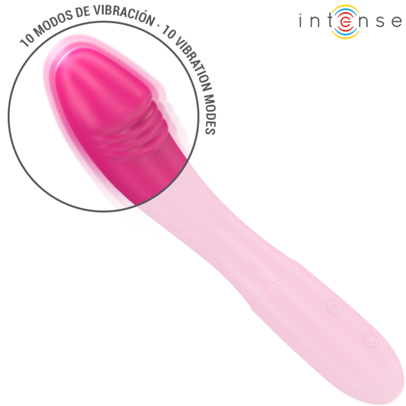 Vibratore Classico Flessibile Intense Belinda — 10 Modalità, 19 cm