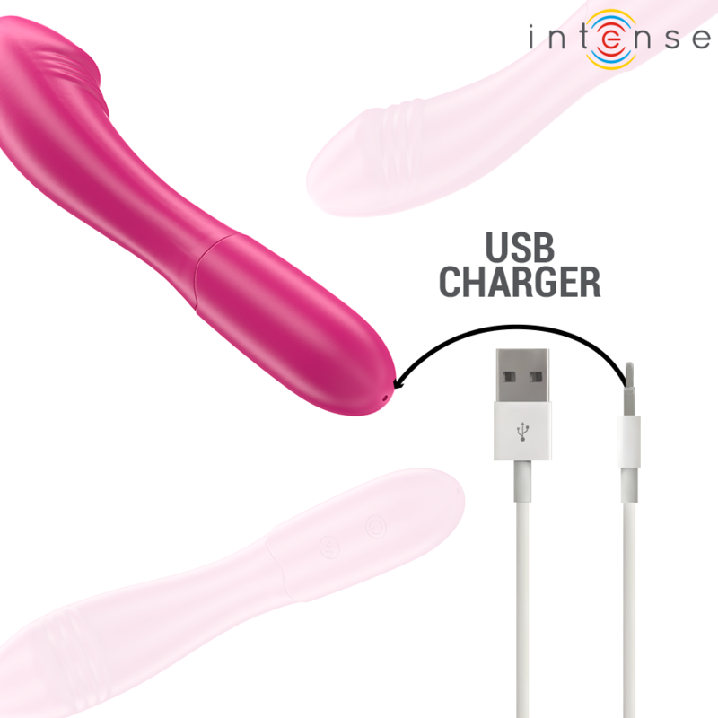 Vibratore Classico Flessibile Intense Belinda — 10 Modalità, 19 cm