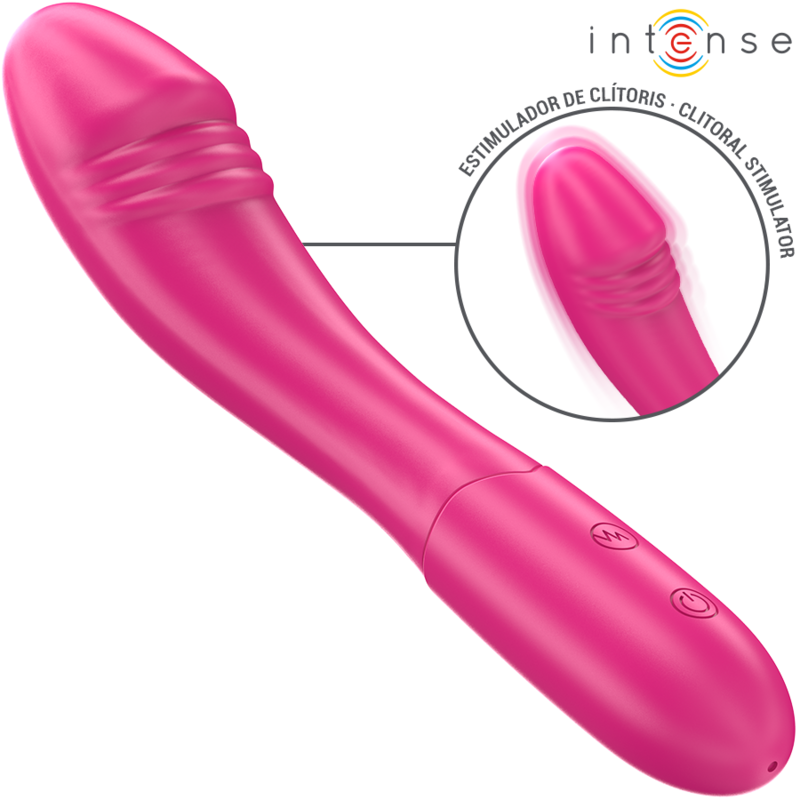 Vibratore Classico Flessibile Intense Belinda — 10 Modalità, 19 cm