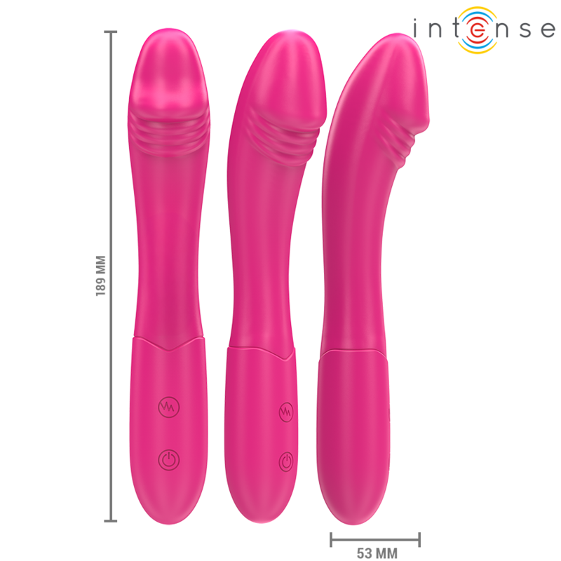 Vibratore Classico Flessibile Intense Belinda — 10 Modalità, 19 cm