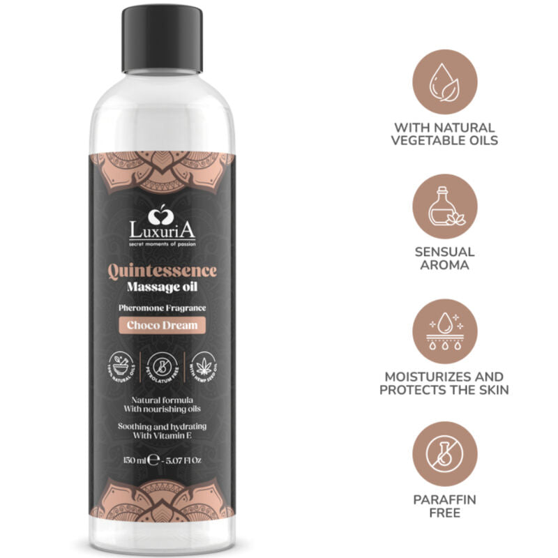 Olio da Massaggio Erotico Intimateline Luxuria — Cioccolato 150 ml