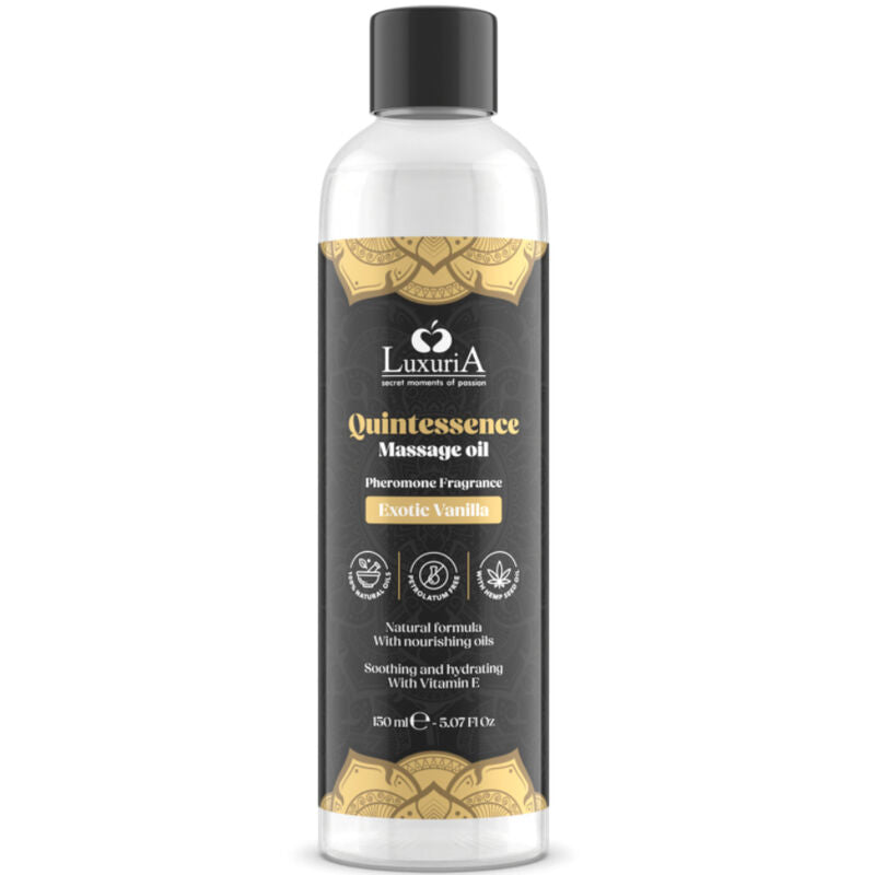 Olio da Massaggio Erotico Intimateline Luxuria — Vaniglia, 150 ml