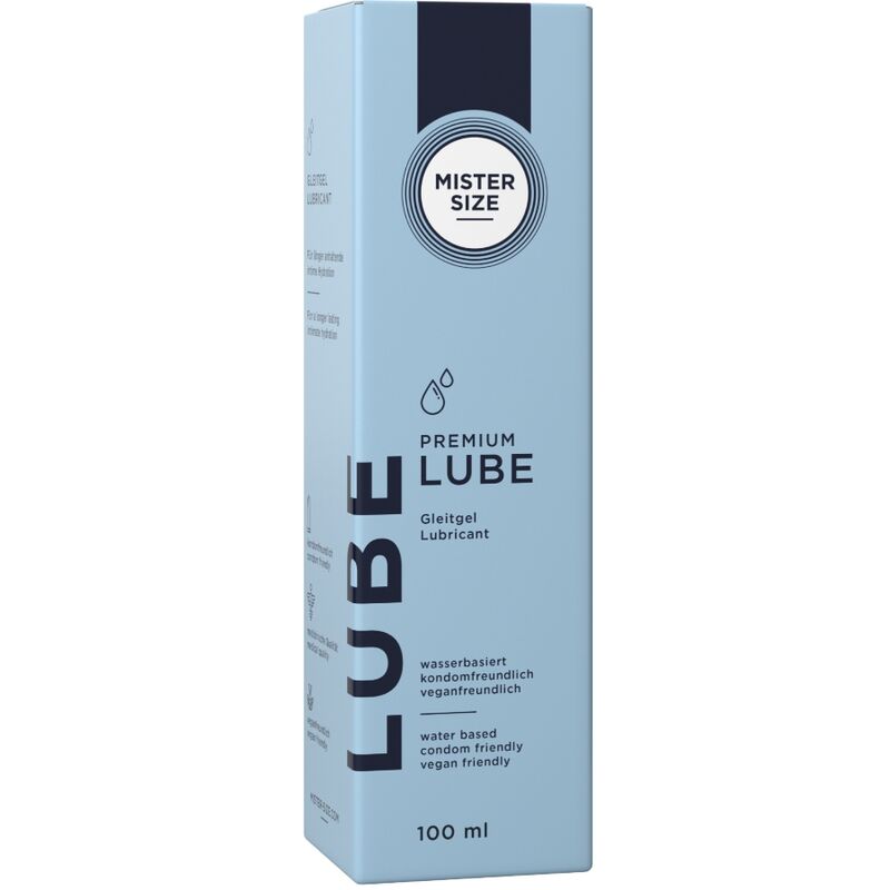 Lubrificante Intimo Base Acqua Mister Size Premium — 100 ml