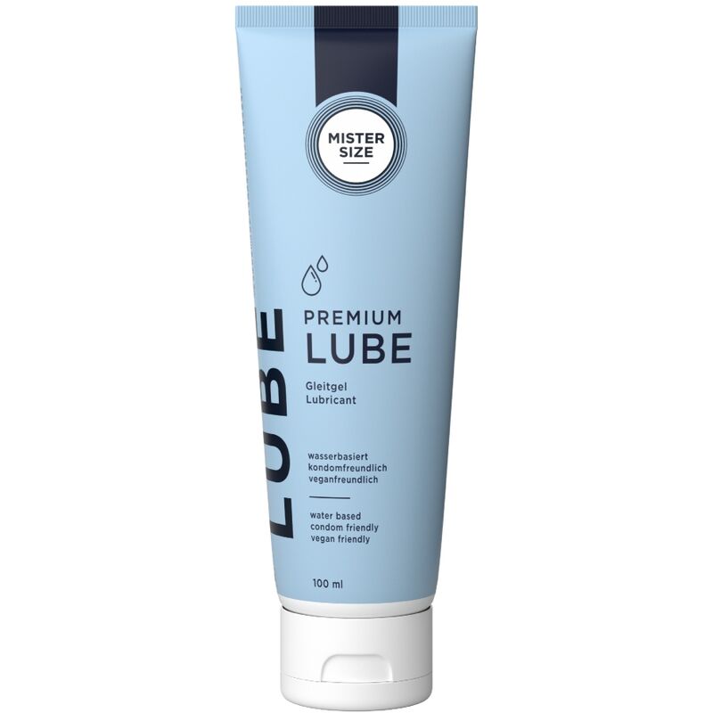 Lubrificante Intimo Base Acqua Mister Size Premium — 100 ml