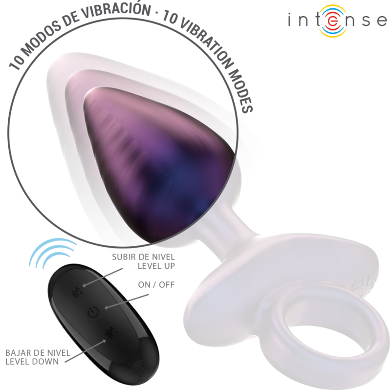 Plug Anale Vibrante con Telecomando Intense Michael 2