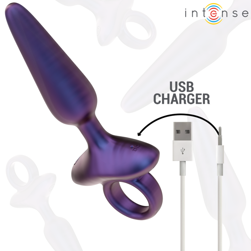 Plug Anale Vibrante Intense Marlon 4 — 10 Modalità, Telecomando