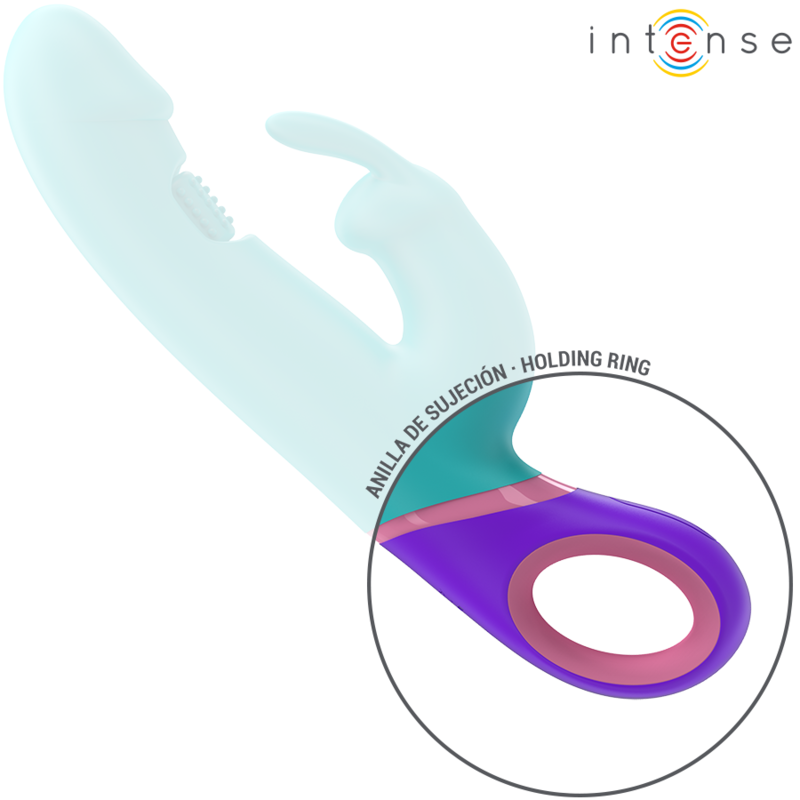 Vibratore Rabbit Punto G Intense Monica — Rotante, Blu