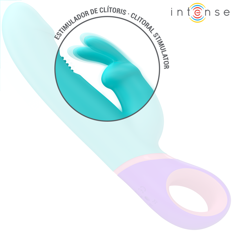 Vibratore Rabbit Punto G Intense Monica — Rotante, Blu