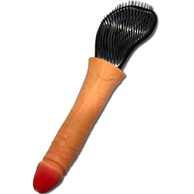 Spazzola per Capelli a Forma di Pene Diablo Picante — Regalo
