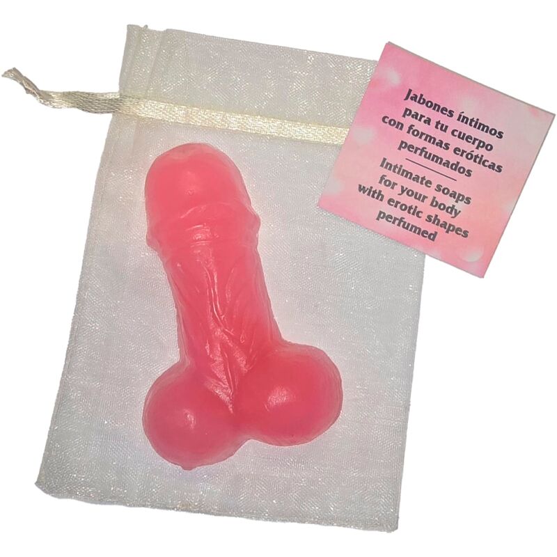 Sapone a Forma di Pene Diablo Picante — Profumato, Rosa