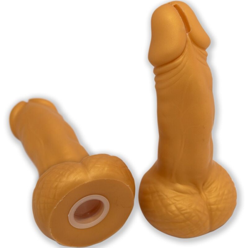 Salvadanaio a Forma di Pene Diablo Picante — Oro 22,5 cm