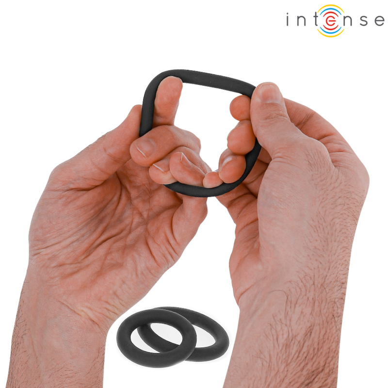 Anello Fallico Intense Hugh 3 — Set 3 Anelli in Silicone