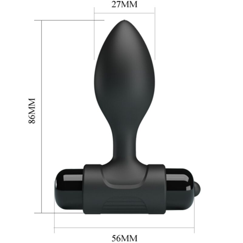 Plug Anale Vibrante Pretty Love Vibra Butt — 10 Modalità