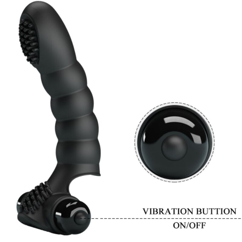 Vibratore da Dito Pretty Love Alexander — Silicone, 10 Modalità