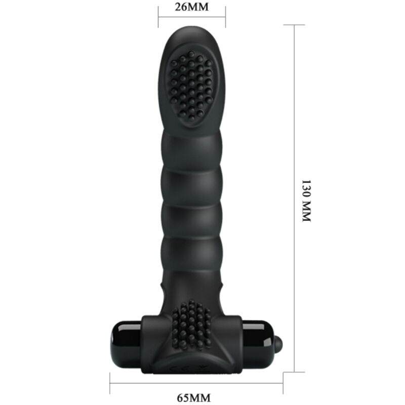 Vibratore da Dito Pretty Love Alexander — Silicone, 10 Modalità
