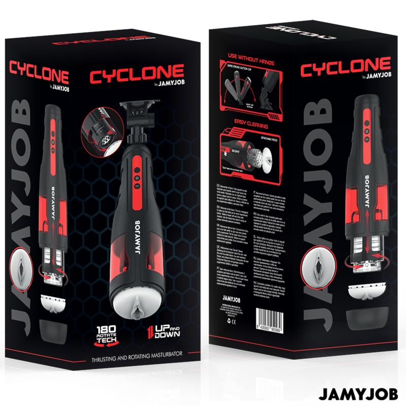 Masturbatore Automatico Jamyjob Cyclone — 10 Modalità Rotazione