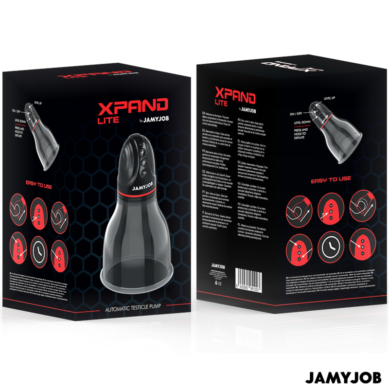 Pompa Testicolare Automatica Jamyjob Xpand Lite — 3 Livelli