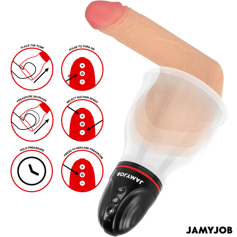 Pompa Testicolare Automatica Jamyjob Xpand Lite — 3 Livelli