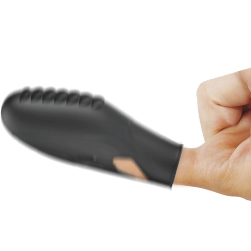 Vibratore da Dito in Silicone Pretty Love Gilo — Nero