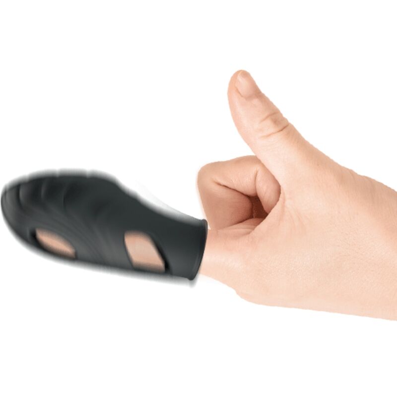 Vibratore da Dito Pretty Love Lich — Silicone, Nero