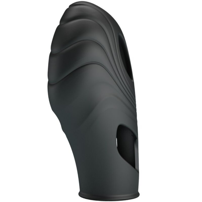 Vibratore da Dito Pretty Love Lich — Silicone, Nero