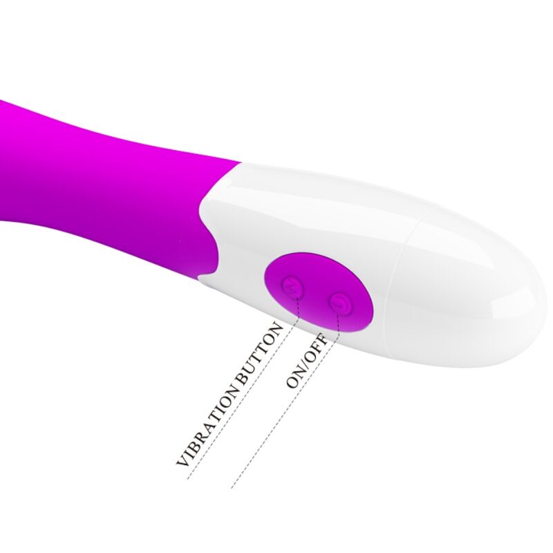Vibratore Punto G Pretty Love Elementale — 30 Modalità, Viola