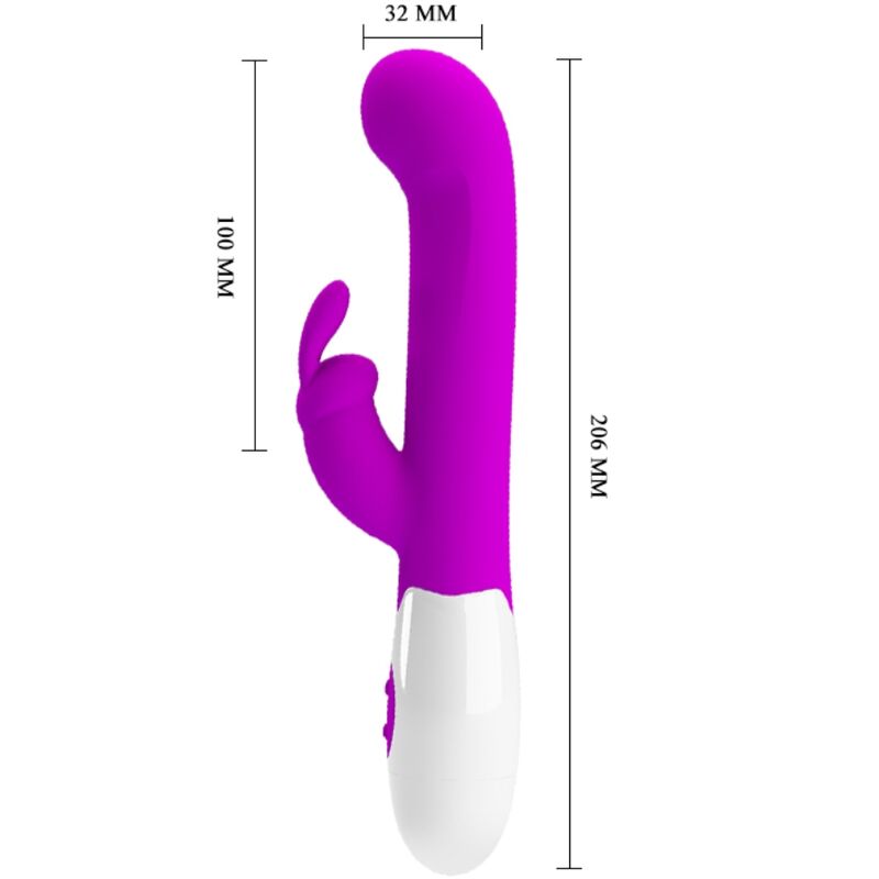 Vibratore Rabbit Pretty Love Centaur — 30 Modalità, Viola