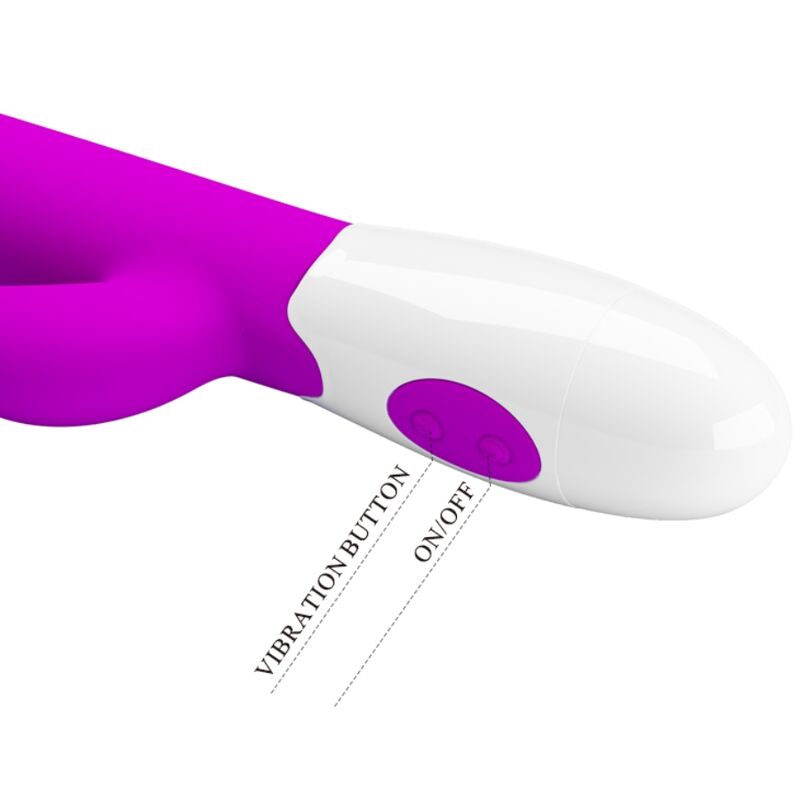 Vibratore Rabbit Pretty Love Centaur — 30 Modalità, Viola