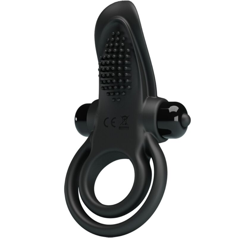 Anello Fallico Vibrante con Stimolatore Clitoride Pretty Love BI-210203