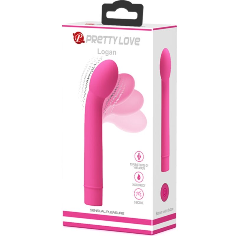 Vibratore Punto G Pretty Love Logan — 10 Modalità, Rosa