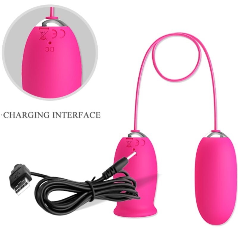 Uovo Vibrante con Stimolatore Clitoride Pretty Love — 12 Modalità