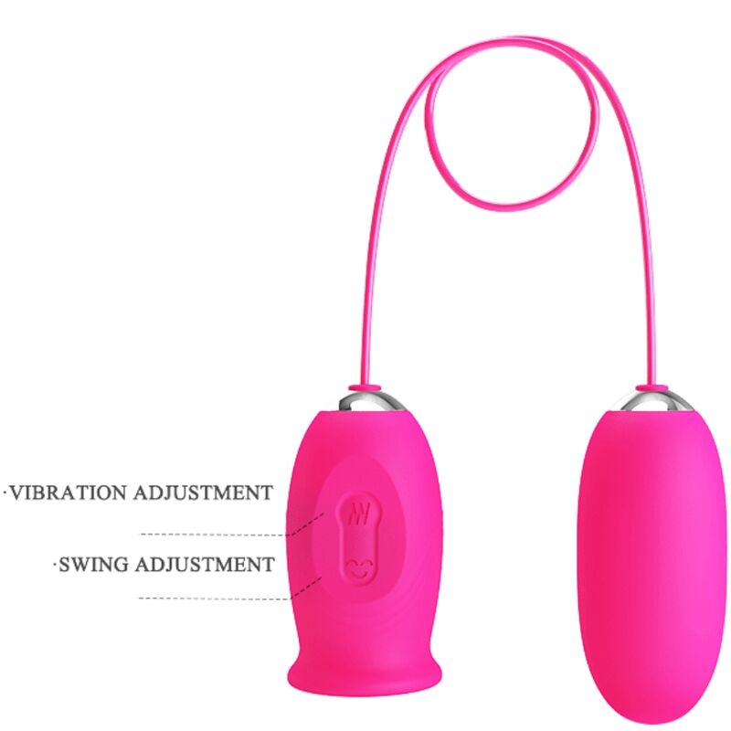 Uovo Vibrante con Stimolatore Clitoride Pretty Love — 12 Modalità