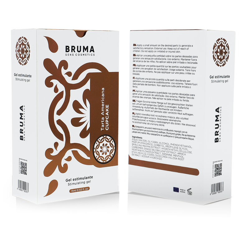 Gel Stimolante Clitoride Bruma Onagra — Gusto Cupcake, 15 ml