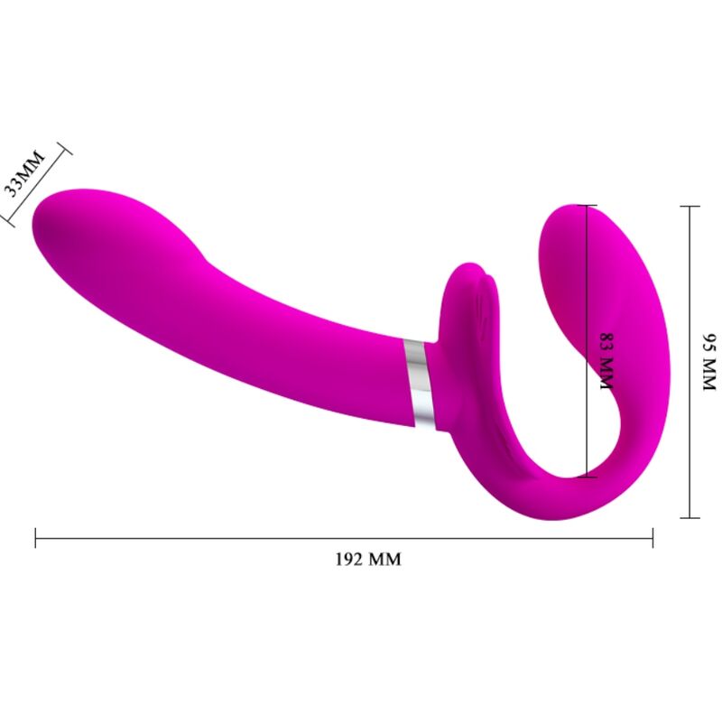 Imbracatura Strapless Vibrante Pretty Love Valerie — 12 Modalità