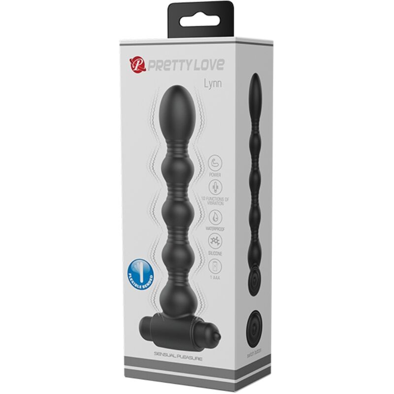 Plug Anale Vibrante Pretty Love Lynn — Silicone, 10 Modalità