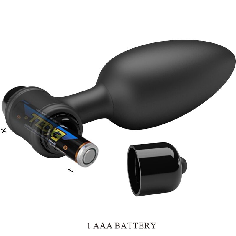 Plug Anale Vibrante Pretty Love Vibra Butt — 10 Funzioni, Nero