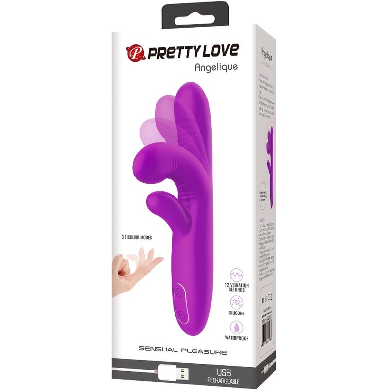 Vibratore Rabbit Punto G Pretty Love Angelique — Viola
