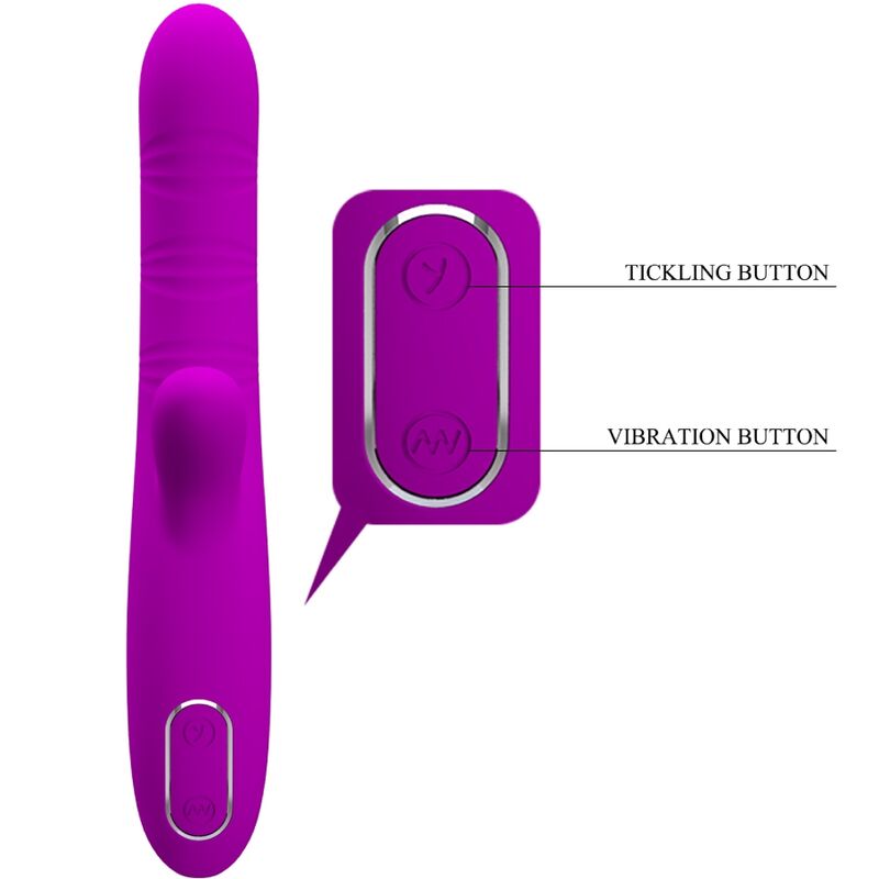 Vibratore Rabbit Punto G Pretty Love Angelique — Viola