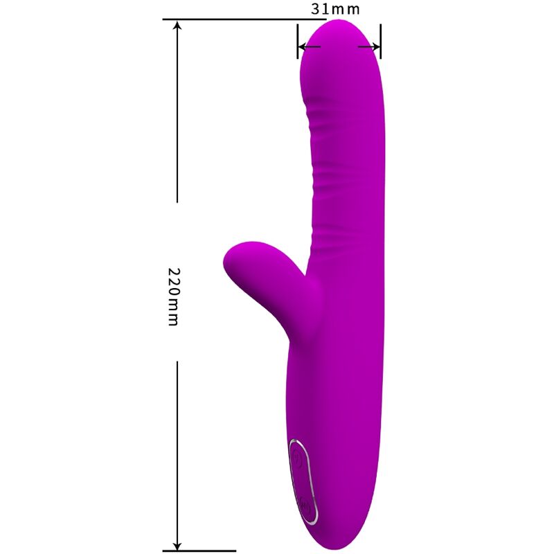 Vibratore Rabbit Punto G Pretty Love Angelique — Viola