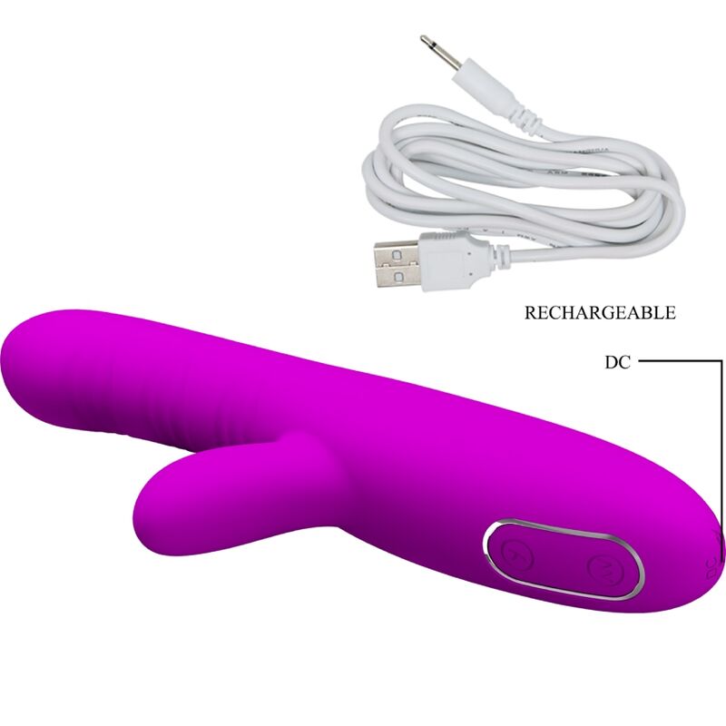 Vibratore Rabbit Punto G Pretty Love Angelique — Viola