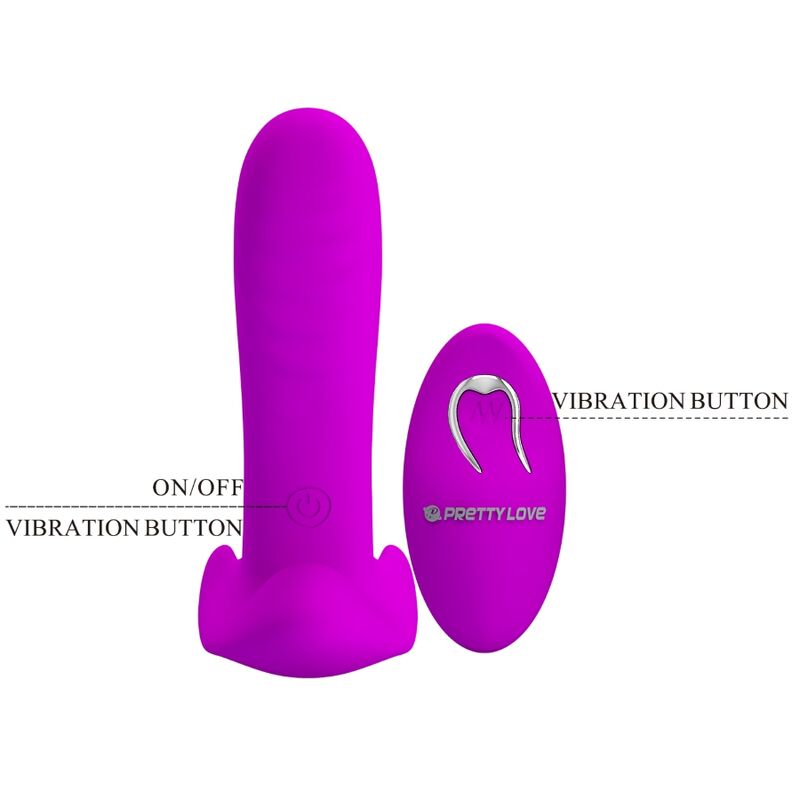 Vibratore Indossabile con Telecomando Pretty Love Bellissimo — 12 Modalità