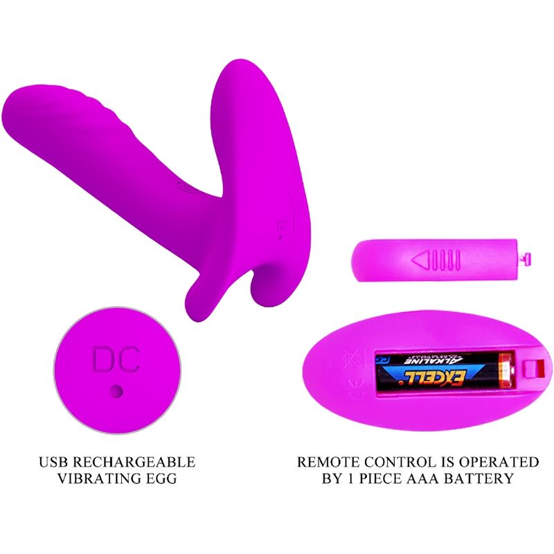 Vibratore Indossabile con Telecomando Pretty Love Bellissimo — 12 Modalità