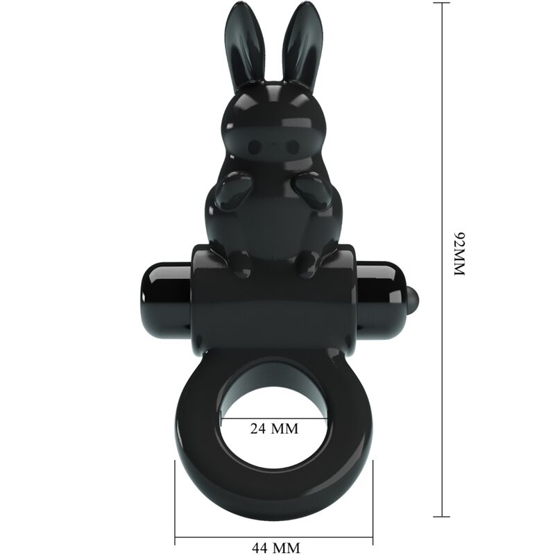 Anello Fallico Vibrante Rabbit Pretty Love BI-210245 — 10 Modalità