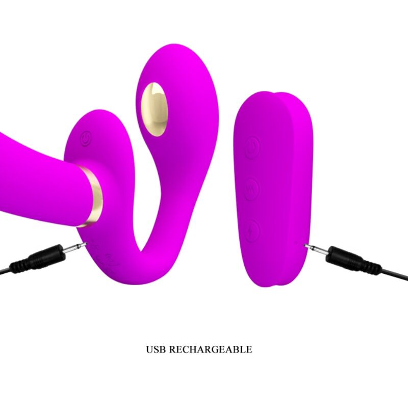 Imbracatura Strapless Vibrante Pretty Love Thunderbird — Viola